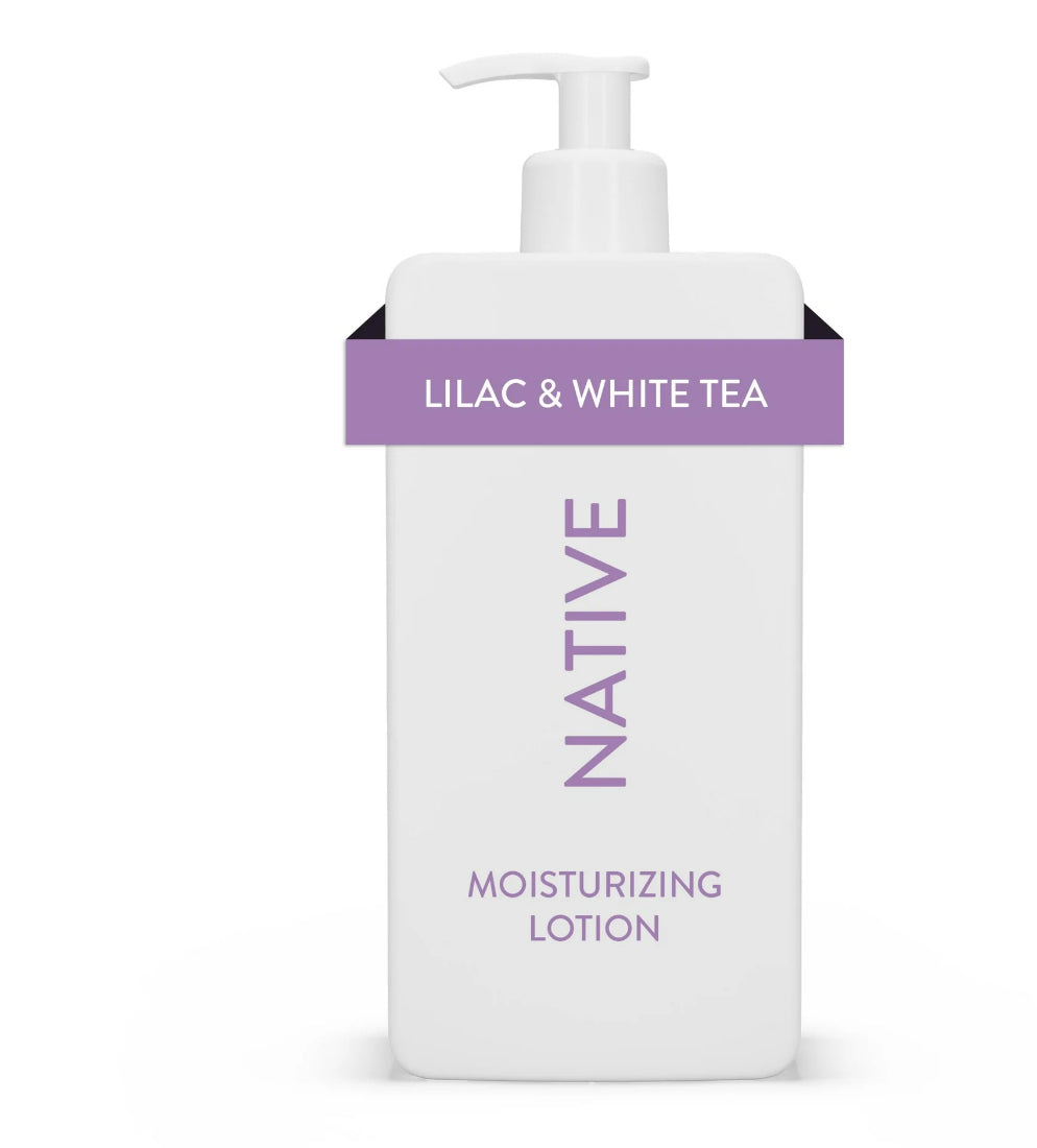 Native Moisturizing Hand & Body Lotion, Lilac & White Tea, Paraben Free, for Women and Men, 16.5 fl oz