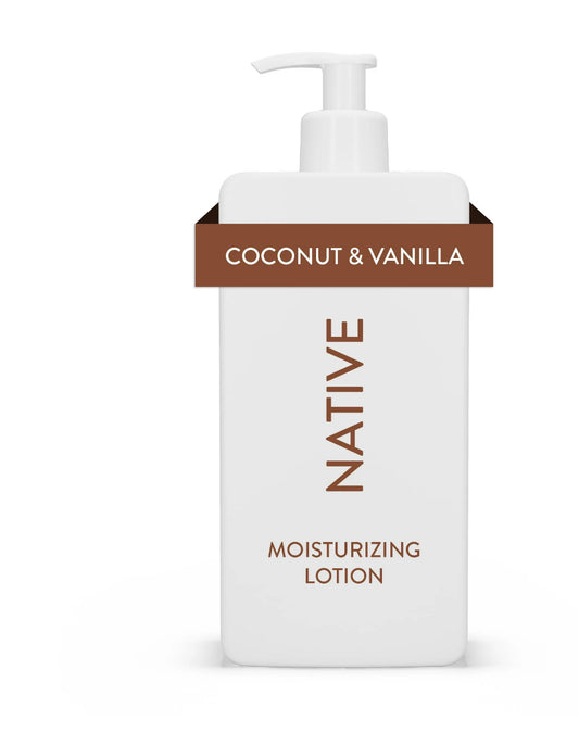 Native Lotion, Moisturizing, Paraben Free, Coconut & Vanilla, for Women and Men, 16.5 fl oz